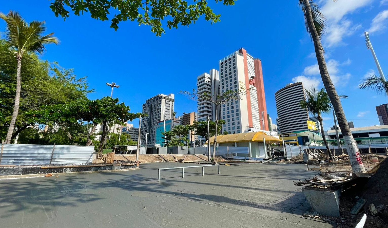 obra do skatepark